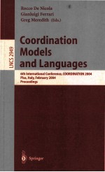 Lecture Notes <em>in</em> Computer Science 2949 Coord<em>in</em>ation Models and Languages 6th <em>In</em>ternational Conferenc