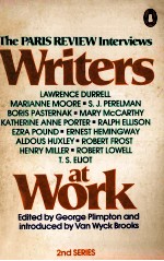 <em>Writer</em><em>s</em> at Work <em>The</em> Pari<em>s</em> Review Interview<em>s</em> <em>S</em>ECOND <em>S</em>ERIE<em>S</em>