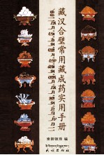 藏汉合璧常用藏<em>成药</em>实用<em>手册</em>  藏文