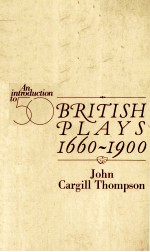 <em>An</em> <em>Introduction</em> <em>to</em> Fifty British Plays 1660-1900