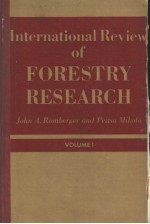<em>IN</em>TERNATIONAL REVIEW <em>OF</em> FORESTRY RESEARCH <em>VOLUME</em> 1