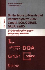 Lecture Notes in Computer Science 4803 On the Move to Meaningful Internet Systems <em>2007</em>:CoopIS
