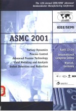2001 <em>ADVANCED</em> SEMICONDUCTOR MANUFACTURING CONFERENCE