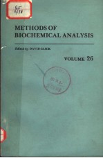 <em>METHODS</em> <em>OF</em> BIOCHEMICAL <em>ANALYSIS</em>  VOLUME 26