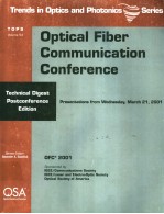 TOPS VOLUME 54  OPTICAL FIBER <em>COMMUNICATION</em> CONFERENCE  TECHNICAL DEGEST POSTCONFERENCE <em>EDITION</em>  PRE