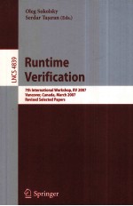 <em>Lecture</em> <em>Notes</em> <em>in</em> <em>Computer</em> <em>Science</em> 4839 Runtime Verification <em>7th</em> <em>In</em>ternational Workshop