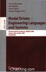 Lecture Notes in Computer Science 4199 Model Driven <em>Engineering</em> Languages and Systems 9th Internatio