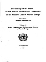 PROCEED<em>IN</em>GS OF THE <em>SECOND</em> UNITED NATIONS <em>IN</em>TERNATIONAL CONFERENCE ON THE PEACEFUL USES OF ATOMIC ENE