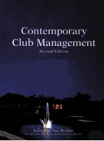 CONTEMPORARY CLUB <em>MANAGEMENT</em> SECOND EDITION