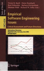 Lecture Notes in Computer Science 4336 Empirical Software <em>Engineering</em> Issues Critical Assessment and