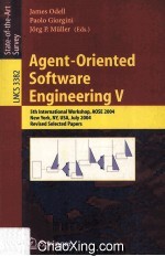Lecture Notes in Computer Science 3382 Agent-Oriented Software <em>Engineering</em> V 5th International Works