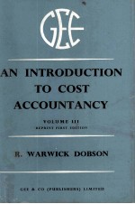 <em>An</em> <em>Introduction</em> <em>To</em> Cost Account<em>an</em>cy Volume III
