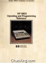 HP 9825 Desktop Computer Operating and <em>Programming</em> Reference