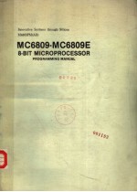 MC6809-MC6809E 8-BIT MICROPROCESSOR <em>PROGRAMMING</em> MANUAL