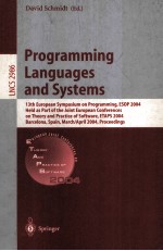Lecture Notes in Computer Science 2986 Programming <em>Languages</em> and Systems 13th European Symposium <em>on</em> 