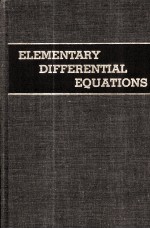 Elementary <em>Differential</em> <em>Equations</em>