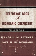 Reference Book <em>of</em> Inorganic Chemistry Third <em>Edition</em>
