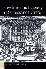 Literature and society <em>in</em> Renaissance Crete