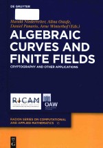 Algebraic curve<em>s </em>and finite field<em>s </em>cryptography and other application<em>s </em>Volume 16