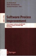 Lecture Notes in Computer <em>Science</em> 3792 Software Process Improvement 12th European Conference