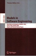 Lecture Notes in Computer Science 4364 Models in Software <em>Engineering</em> Workshops and Symposia at MoDE