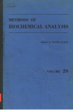 <em>METHODS</em> <em>OF</em> BIOCHEMICAL <em>ANALYSIS</em>  VOLUME 20