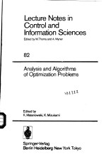 ANALYSIS AND <em>ALGORITHMS</em> OF OPTIMIZATION PROBLEMS