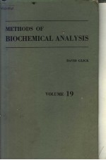 <em>METHODS</em> <em>OF</em> BIOCHEMICAL <em>ANALYSIS</em>  VOLUME 19