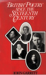 BRITISH POETRY SINCE THE SIXTEENTH CENTURY <em>A</em> <em>Students</em>'Guide