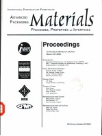 INTERNATI<em>ON</em>AL SYMPOSIUM <em>AND</em> EXHIBITI<em>ON</em> <em>ON</em> ADVANCED PACKAGING <em>MATERIALS</em> PROCESSES