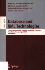 Lecture Notes in Computer <em>Science</em> 3671 Database and XML Technologies Third International XML Databas