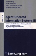 Lecture Notes in <em>Artificial</em> <em>Intelligence</em> 3529 Agent-Oriented Information Systems III 7th Internation