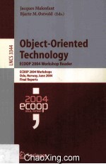 Lecture Notes in Computer <em>Science</em> 3344 Object-Oriented Technology ECOOP 2004 Workshop Reader ECOOP 2
