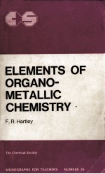 ELEMENTS <em>OF</em> ORGANO-METALLIC CHEMISTRY