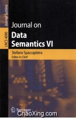 <em>Lecture</em> <em>Notes</em> <em>in</em> <em>Computer</em> <em>Science</em> 4090 Journal on Data Semantics VI