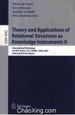 Lecture Notes <em>in</em> Artificial <em>In</em>trlligence 434<em>2</em> <em>Theory</em> and Applications of Relational Structures as Kn