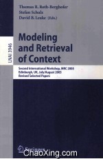 Lecture Notes in Artificial Intelligence 3946 Modeling and Retriecal <em>of</em> Context <em>Second</em> International