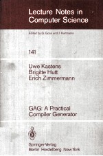 Lecture Notes in Computer Science 141 GAG:A Practical <em>Compiler</em> Generator