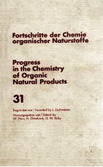 FORTSCHRITTE DER CHEMIE ORG<em>A</em>NISCHER N<em>A</em>TURST<em>OF</em>FE  PROGRESS IN THE CHEMISTRY <em>OF</em> ORG<em>A</em>NIC N<em>A</em>TUR<em>A</em>L PRODUC