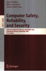 <em>Lecture</em> <em>Notes</em> <em>in</em> <em>Computer</em> <em>Science</em> 3688 <em>Computer</em> Safety
