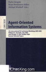 Lecture Notes in <em>Artificial</em> <em>Intelligence</em> 3030 Agent-riented Information Systems 5th International Bi
