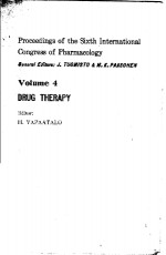 PROCEED<em>IN</em>GS <em>OF</em> THE SIXTH <em>IN</em>TERNATIONAL CONGRESS <em>OF</em> PHARMACOLOGY  <em>VOLUME</em> 4