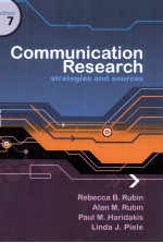 <em>Communication</em> Research Strategies and Sources Seventh <em>Edition</em>