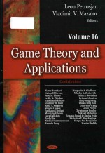 Game <em>Theory</em> and <em>Applications</em> Volume 16
