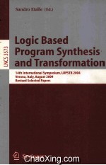 Lecture Notes in Computer <em>Science</em> 3573 Logic Based Program Synthesis and Transformation 14th Interna