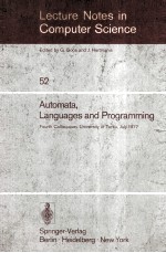 <em>Lecture</em> <em>Notes</em> <em>in</em> <em>Computer</em> <em>Science</em> 52 Au<em>to</em>mata