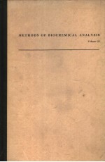 <em>METHODS</em> <em>OF</em> BIOCHEMICAL <em>ANALYSIS</em>  VOLUME 22