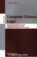 <em>Lecture</em> <em>Notes</em> <em>in</em> <em>Computer</em> <em>Science</em> 4207 <em>Computer</em> <em>Science</em> Logic 20th <em>In</em>ternational Workshop