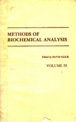 <em>METHODS</em> <em>OF</em> BIOCHEMICAL <em>ANALYSIS</em>  VOLUME 33