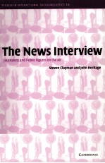 <em>THE</em> NEW<em>S</em> INTERVIEW JOURNALI<em>S</em>T<em>S</em> AND PUBLIC FIGURE<em>S</em> ON <em>THE</em> AIR